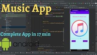 Music Player Application || How to create Music app in Android studio || Music App Create in android