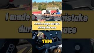 This made me LOSE so much positions️ #f1 #motorsport #kartrace #gokart #karting #racing #races