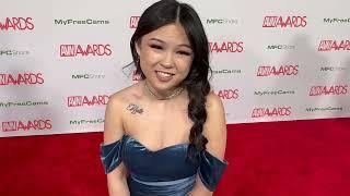 Lulu Chu interview - AVN 2024 Red Carpet, Las Vegas