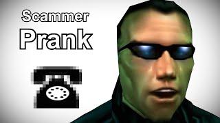 JC Denton Calls Tech Support Scammers Again - Deus Ex Prank Call