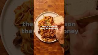 short rib ragú with pappardelle #pasta #italian
