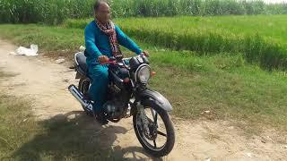 TAHIR AGRICULTURE FARMING || VISIT WITH YAMAHA125 || TAHIR AHMAD MANGAT ||