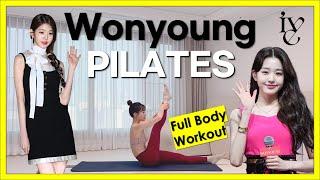 IVE-Wonyoung Pilates Workout! Slim Legs, Abs & Back Fat Burning  Kpop Idol Workout