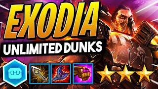 UNLIMITED DUNKS w/ EXODIA DARIUS  - 4 SPACE PIRATES! | TFT Set 3 Galaxies | Teamfight Tactics | LoL