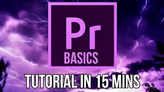 Premiere Pro CC 2021 Basic Editing Tutorial