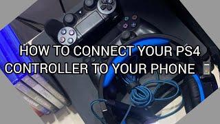 HOW TO CONNECT PS4 PAD CONTROLLER TO YOUR PHONE AND PC#trendingshorts #viral #ps4 #error #gaming #pc