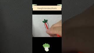 Easy embroidery stitching  #embroiderydesign #needlework #sewing #stitching