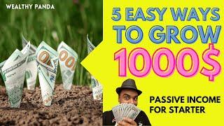 How to make passive income with $1000