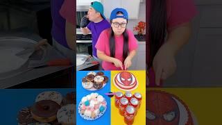 Spider-Man cake vs egg ice cream challenge! #funny by Ethan Funny Family