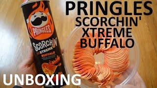 Unboxing Pringles Scorchin' Xtreme Buffalo Potato Crisps