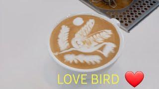 HOW TO MAKE FLYING BIRD / LATTEART/MR. ALFRED HEAD BARISTAS /NO COPYRIGHT /BY: ROZKY MASTER