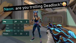 Carrying a TOXIC Trolling Neon... Deadlock to Radiant