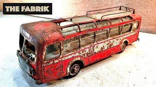 1950's Abandoned model - Antique rusty bus - Restoration