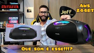 AIWA BOOMBOX AWS-244BT 120W IPX6: A caixa de som Que entregou TUDO o que eu NÃO ESPERAVA! (Analise)