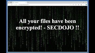 Secdojo ransomware (.secdojo virus) - how to remove?