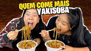 WHOEVER EATS THE MOST YAKISOBA WINS | Sisters' Blog