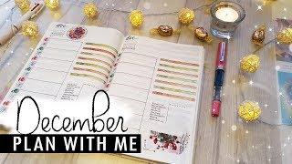 PLAN with me ️ DECEMBER 2019 setup  BULLET JOURNAL in Hobonichi notebook