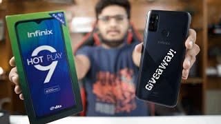 Infinix Hot 9 Play Unboxing | 4GB Ram,6000mAh Battery Giveaway!!