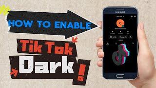 How to Enable TikTok Dark Mode in 2024 (New Method!) for Samsung Phone