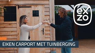 EXZO Reportage #7 | Een carport met berging in eik | De doe-het-zelfervaring van Julie