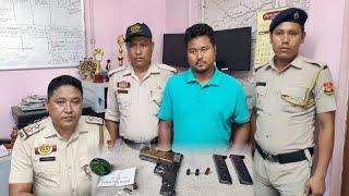 Rangkeng Kamini Rabindra Debbarma ni Nogo Manjakha 7.65mm Pistol, Kainwi Magazine tei Kaitham Bullet