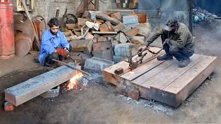 Process of Making Hydraulic Press Gear Wheel | Amazing Forging Process