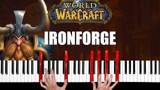 World of Warcraft - Ironforge - Piano Cover & Tutorial