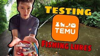 TESTING OUT *TEMU FISHING LURES*!