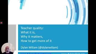 researchED Durrington Dylan Wiliam:Teacher quality-What it is; why it matters;how to get more of it?