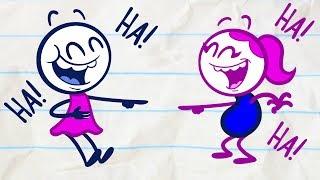 Pencilmate SWAPS Bodies!  | Animated Cartoons Characters | Animated Short Films