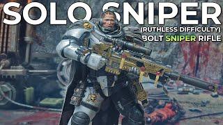 Space Marine 2 – Solo Sniper Ruthless Difficulty (Bolt Sniper Rifle, Max Level)