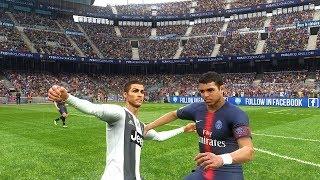 PES 2019 Realistic | PSG vs Juventus - Neymar vs Cristiano Ronaldo | Fujimarupes