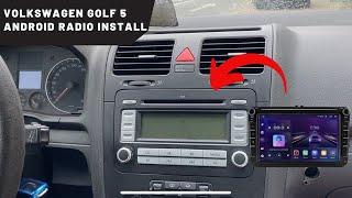 Install Android GPS Radio VW Golf 5