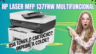 HP LASER MFP 137FNW IMPRESORA MULTIFUNCIONAL ESPECIFICACIONES TECNICAS. RECOMENDACIONES.