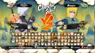 Naruto Ultimate Ninja Storm 3 Anbu Kakashi vs Jounin Minato