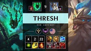 Thresh Support vs Galio - NA Master Patch 14.22