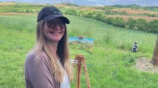 Painting My Travels in France & Switzerland | An Art Retreat with Sarah Burns! ART TRAVEL VLOG