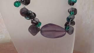 Nadine Svetlova. Necklace with amethyst... Колье Аметистовое.
