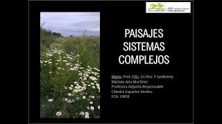 Charla Paisajes Sistemas Complejos