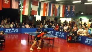 Oh Sang Eun v.s Teng Teng Liu Final NZ Table Tennis Open 2013