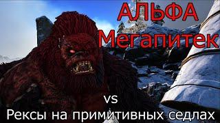 Арк Альфа Мегапитек на примитивных седлах | Ark Alpha Megapithecus on primitive saddles