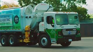 GreenWaste of Palo Alto's All-Electric Refuse Truck