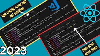 how to fix create react app problem | how to fix npm start problem in hindi