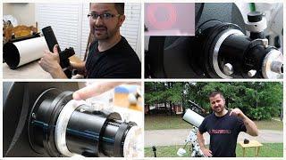 How to properly collimate an RC telescope:  Ritchey Chretien Collimation