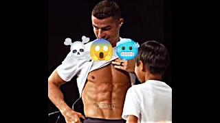 Ronaldo show his six pack little kids  #edit #cristiano #ronaldo #usafootball