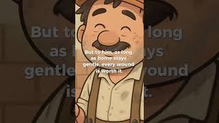 He steps out like warrior #dad #love #story #animation #motivation