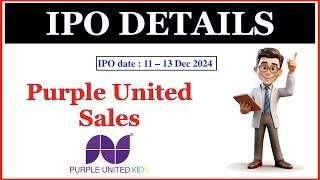 Purple United Sales IPO | Purple United IPO Details