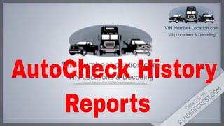 Autocheck Vehicle History Reports | How to get a free online vehicle history report