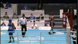 Welter (69kg) SF - Shelestyuk Taras (UKR) VS Vikas Krishan (IND) - 2011 AIBA World Champs