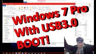 Adding USB3.0 Drivers to Windows 7 Pro Boot Drive